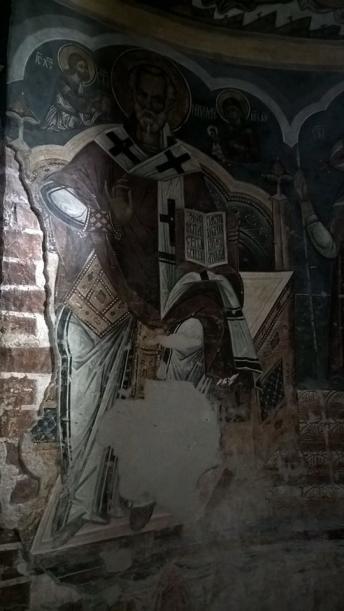 Frescă interioară Mănăstirea Probota ,Suceva, Sfântul Nicolae